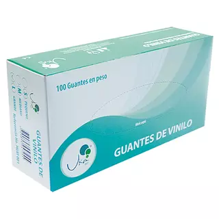 Guante De Vinilo Talla M Display X 100 Und