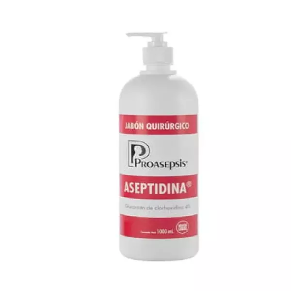 Jabón Quirúrgico Aseptidina 1000ml (Clorexidina Gluconato 4%