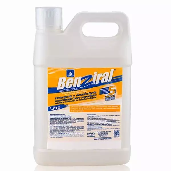 Benziral 1000ml (Detergente - Desinfectante Superficies)