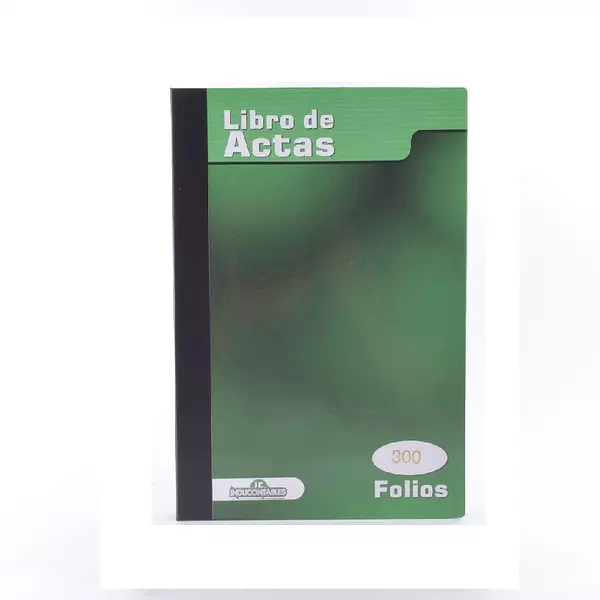 Libro De Actas 300 Folios Inducontables Und