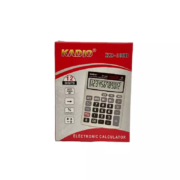 Calculadora 12 Dígitos Kd-100b Kadio Und