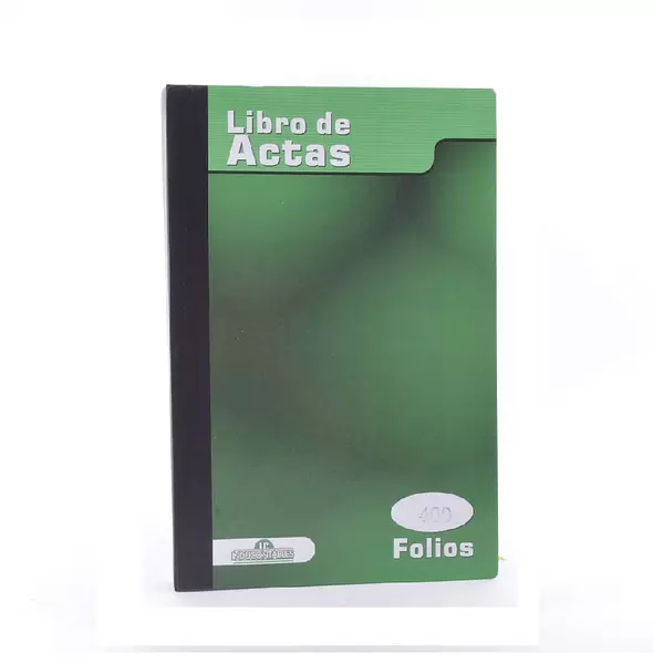 Libro De Actas 400 Folios Inducontables Und