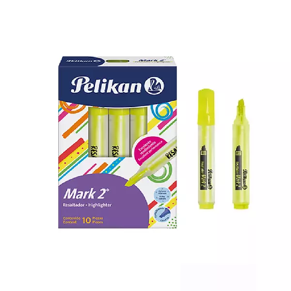 Resaltador Mark 2 Amarillo Pelikan Und