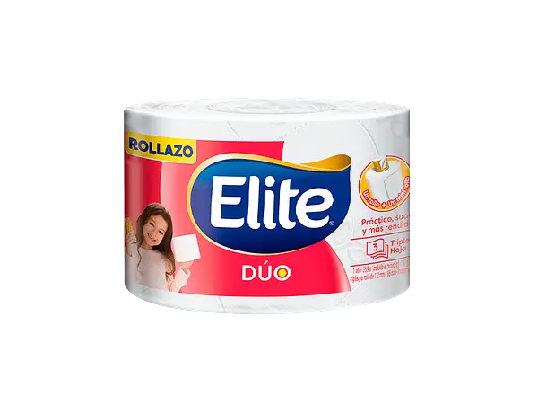 Papel Higienico Elite Duo Triple Hoja X 36m Und