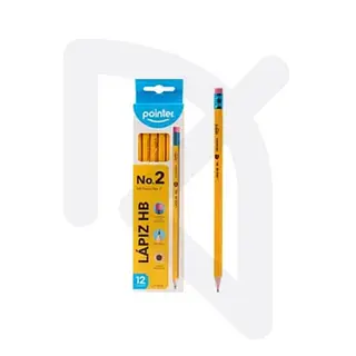 Lápiz 2hb Hexagonal Amarillo Und