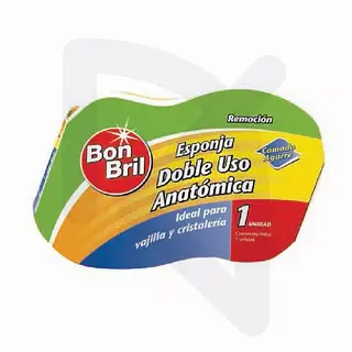 Esponja Doble Uso Anatómica Bon Bril Und
