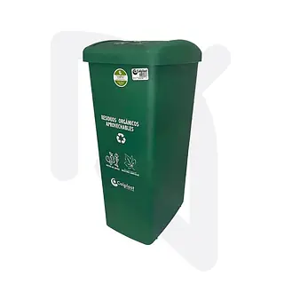 Papelera Vaiven 55 Litros Colplast Verde