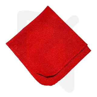 Bayetilla Roja Fileteada 50 X 70cm Und