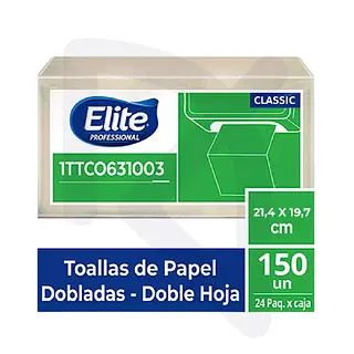 Toalla Manos En Z Natural Elite X 150 Und