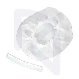 Gorro Desechable Tipo Oruga Blanco 21" X 100 Und