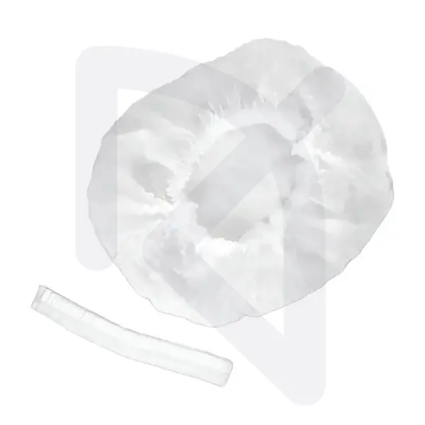 Gorro Desechable Tipo Oruga Blanco 21" X 100 Und