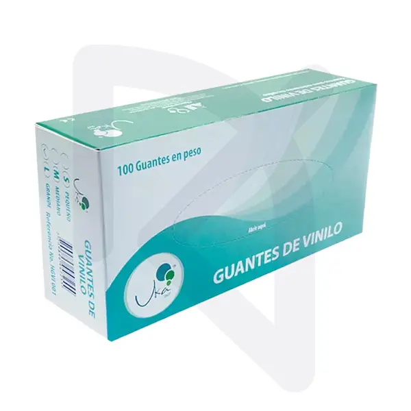 Guante De Vinilo Talla M Display X 100 Und