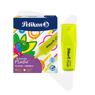 Resaltador Flash Amarillo Pelikan Und