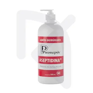 Jabón Quirúrgico Aseptidina X 1000ml (Clorexidina Gluconato 4%)