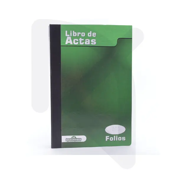Libro De Actas 400 Folios Inducontables Und