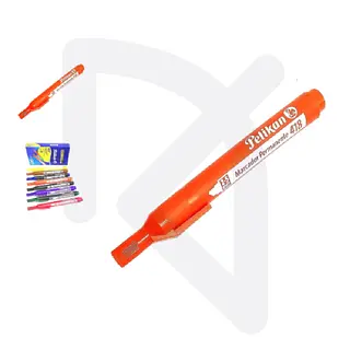 Marcador Permanente Naranja 418 Pelikan Und