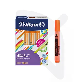 Resaltador Mark 2 Naranja Pelikan Und