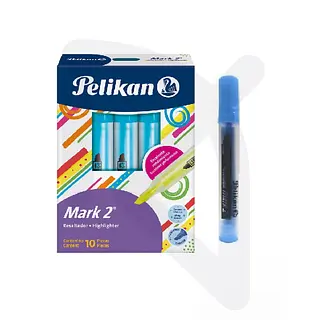 Resaltador Mark 2 Azul Pelikan Und