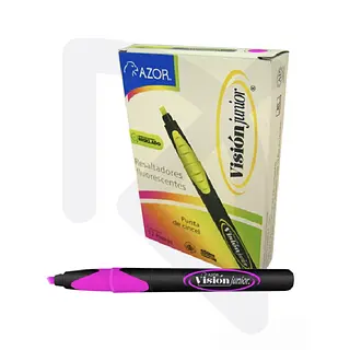 Resaltador Vision Junior Rosado Azor Und