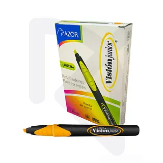 Resaltador Vision Junior Naranja Azor Und