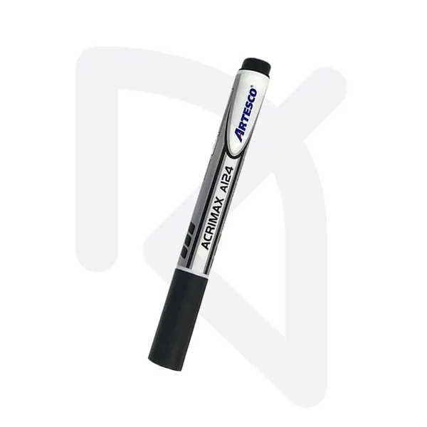 Marcador Borrable Negro Acrimax A124 Artesco Unidad