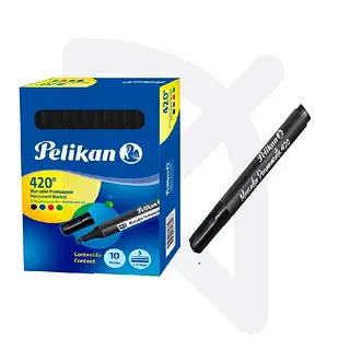 Marcador Permanente Negro 420 Pelikan Und