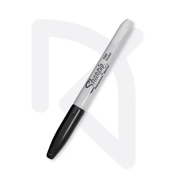 Marcador Permanente Punta Fina Sharpie Negro Und
