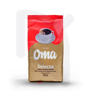 Café Oma Tostado y Molido Selecta X 500gr