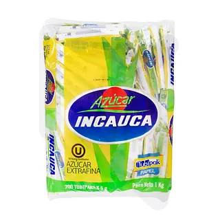 Azucar Incauca Refinada Tubipak Paquete X 200 Und