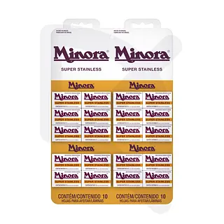 Cuchilla Minora Hoja Platino X 5 Und