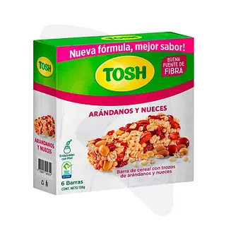 Barra de Cereal Tosh X 6 Und