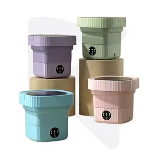 Lavadora Portatil Plegable Eléctrica 8litros