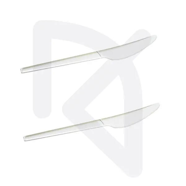 Cuchillo Desechable Plástica Desechable Paquete X 100 