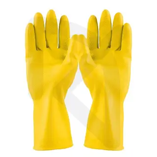 Guantes Caucho Amarillo Talla 8