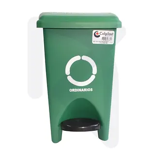 Papelera Pedal 10 Litro  Colplast Verde