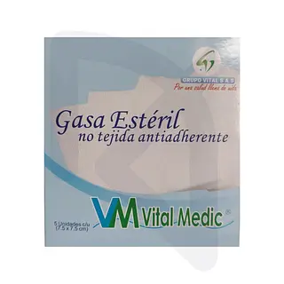 Gasa Estéril Paquete 7.5*7.5cm X 5 Und