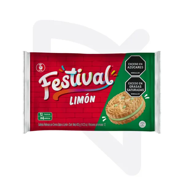 Galleta Festival de Limón Paquete X 12 * 4
