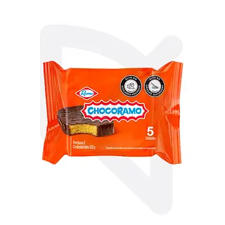 Ponqué Chochorramo Tajada Paquete x 5 Und de 65g