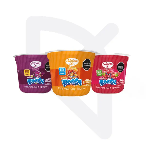 Gelatina Boggy Sabores Alpina 108g