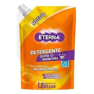 Detergente Líquido Bicarbonato Eterna X 1800ml Und