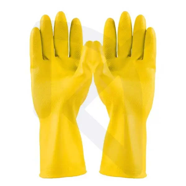 Guantes Caucho Amarillo Talla 7.5