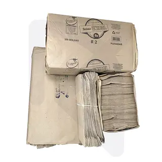 Bolsa De Papel De #2 2 Libras X 500 Und