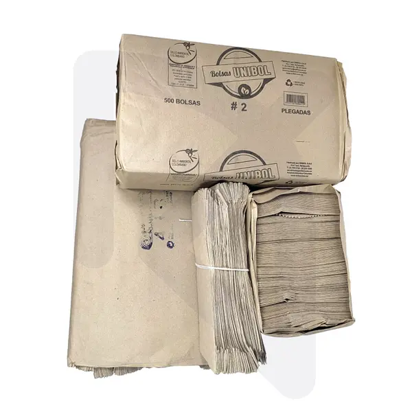 Bolsa De Papel De #2 2 Libras X 500 Und