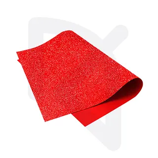 Fomi Foamy Escarchado Pliego Rojo 70 X 100 Cm