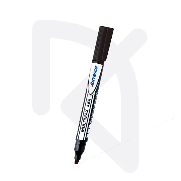 Marcador Permanente Artesco A24 Multimax Negro