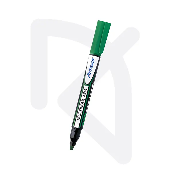 Marcador Permanente Artesco A24 Multimax Verde