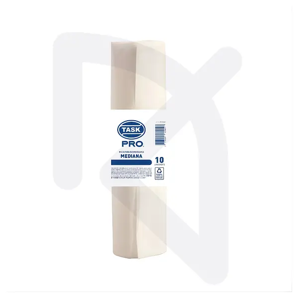 Rollo Bolsa Blanca Caneca Task Pro 60*70cm X 10 Und