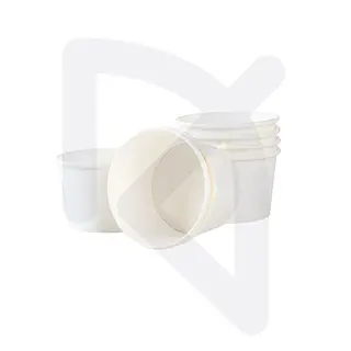 Contenedor Espumado Tapa Plastica Rigida Blanco 6 Oz X 20 Und