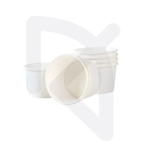 Contenedor Espumado Tapa Plastica Rigida Blanco 6 Oz X 20 Und