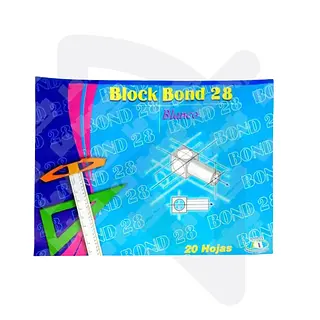 Block Bond 28 1/8 Blanco